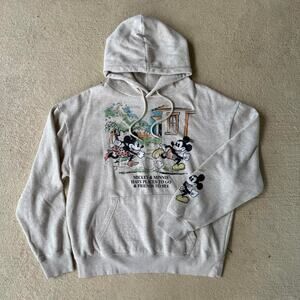 Men's L Disney Mickey and Minnie Mouse Hoodie